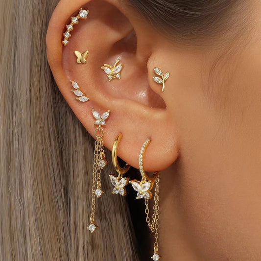 LYRA EARRINGS ( SET OF 8)
