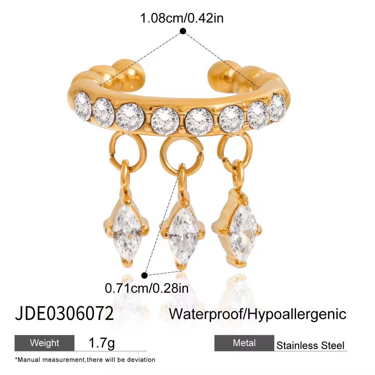 RIN EAR CUFF ( SINGLE)
