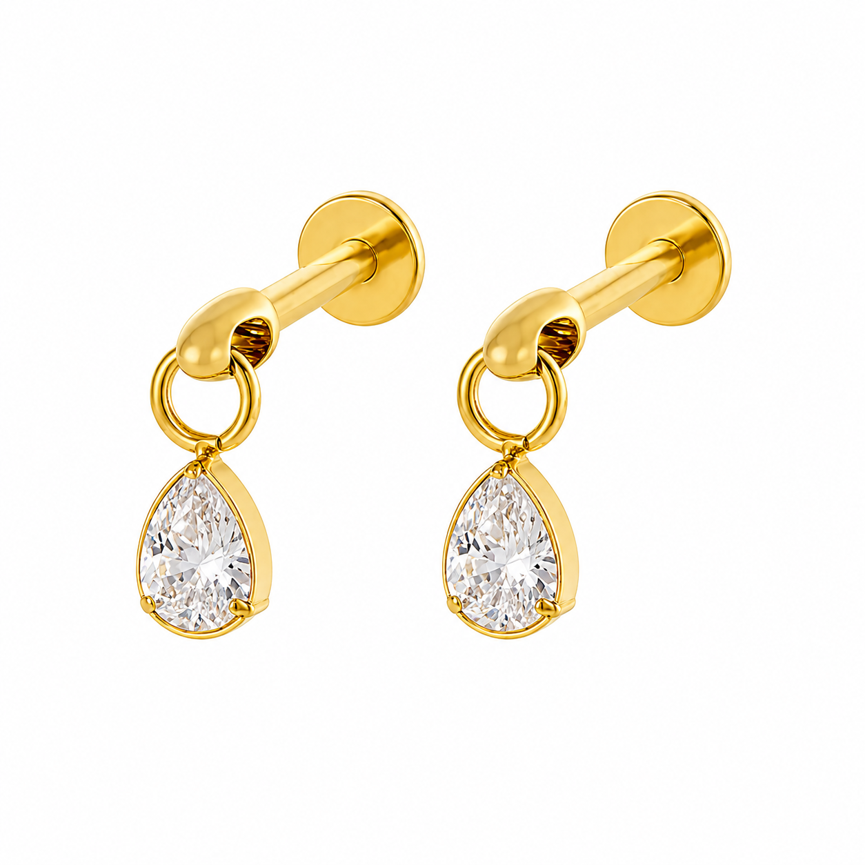 TEARDROP STUDS