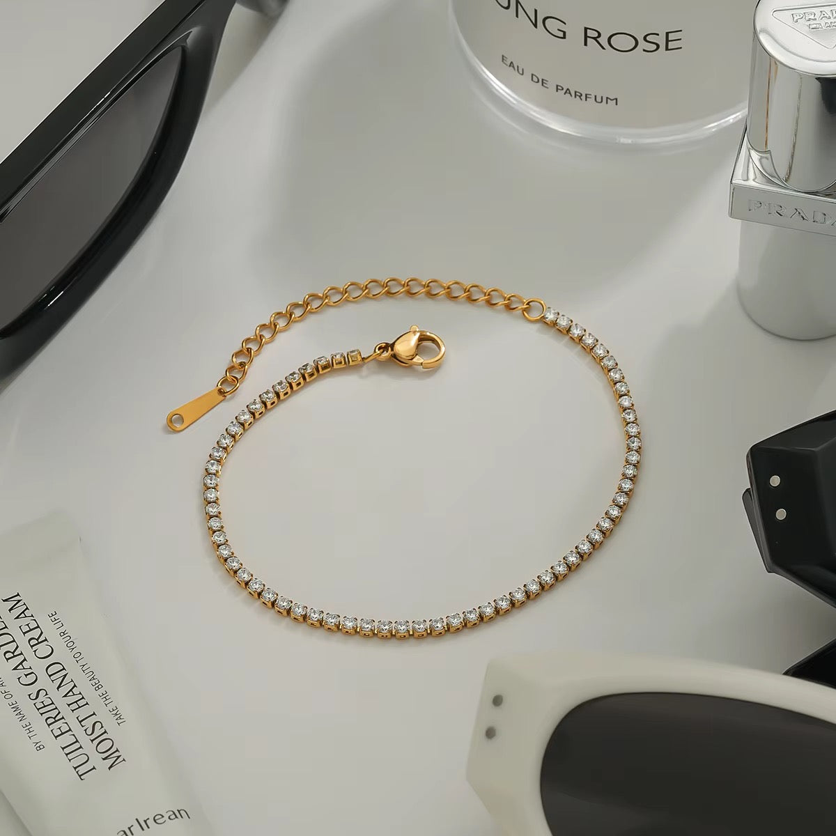 TENNIS BRACELET (GOLD)