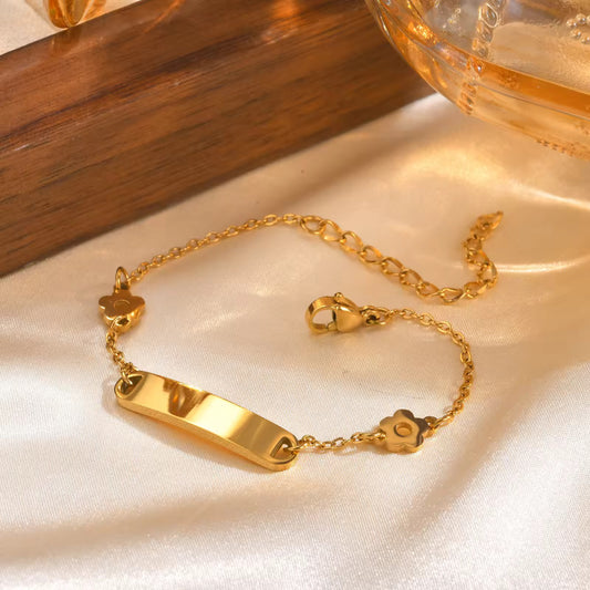 BLOOM ENGRAVABLE BRACELET