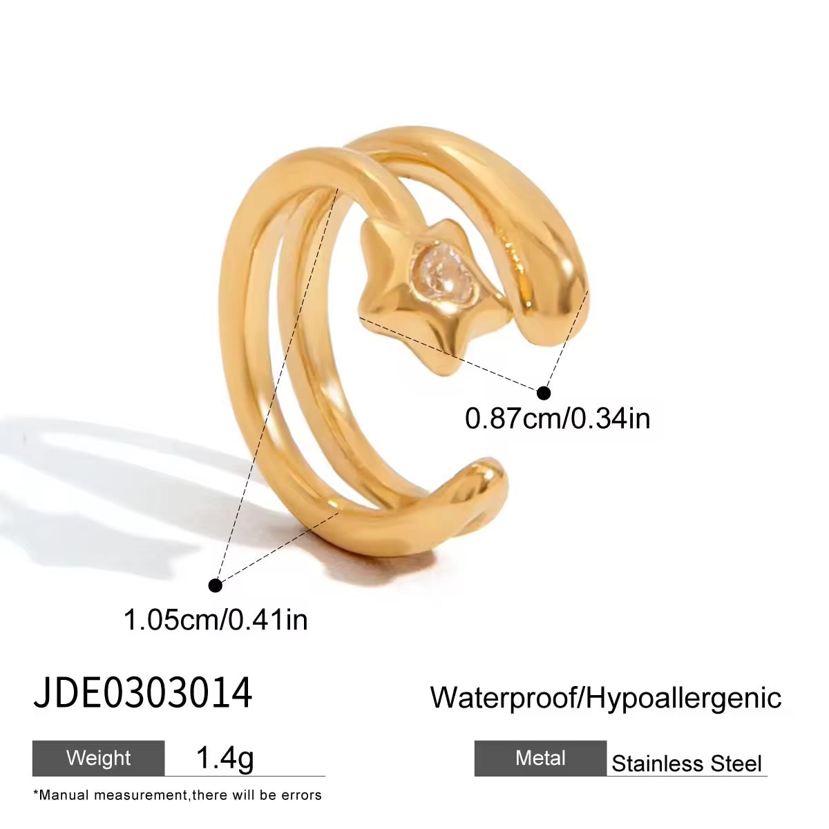 ORBIT EARRINGS ( SET OF 4 PAIRS)