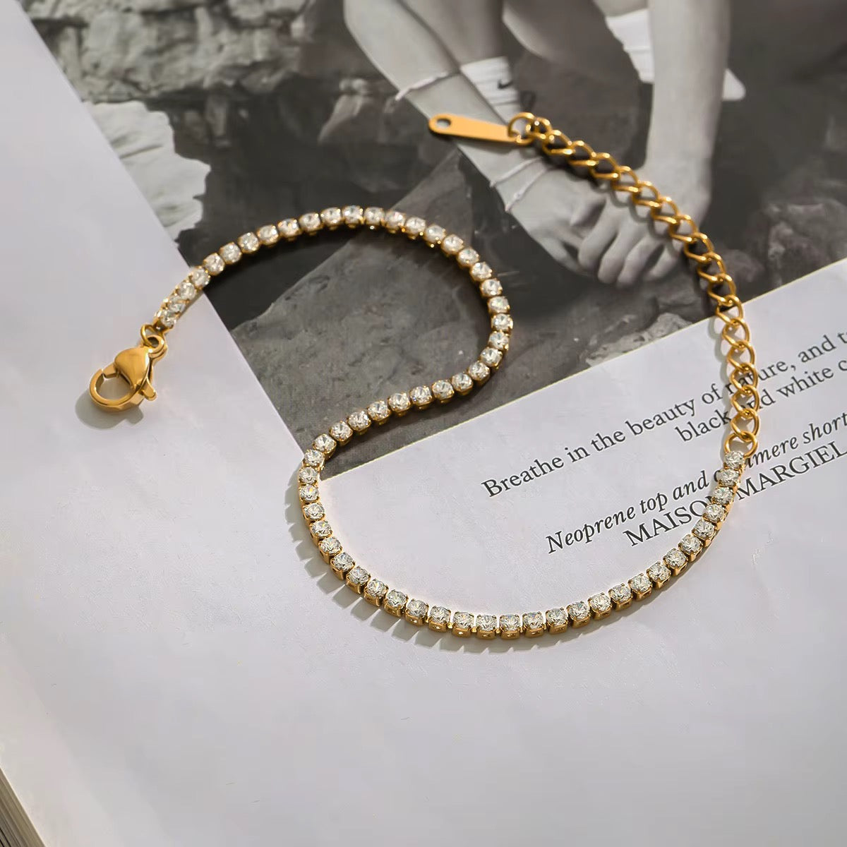 TENNIS BRACELET (GOLD)