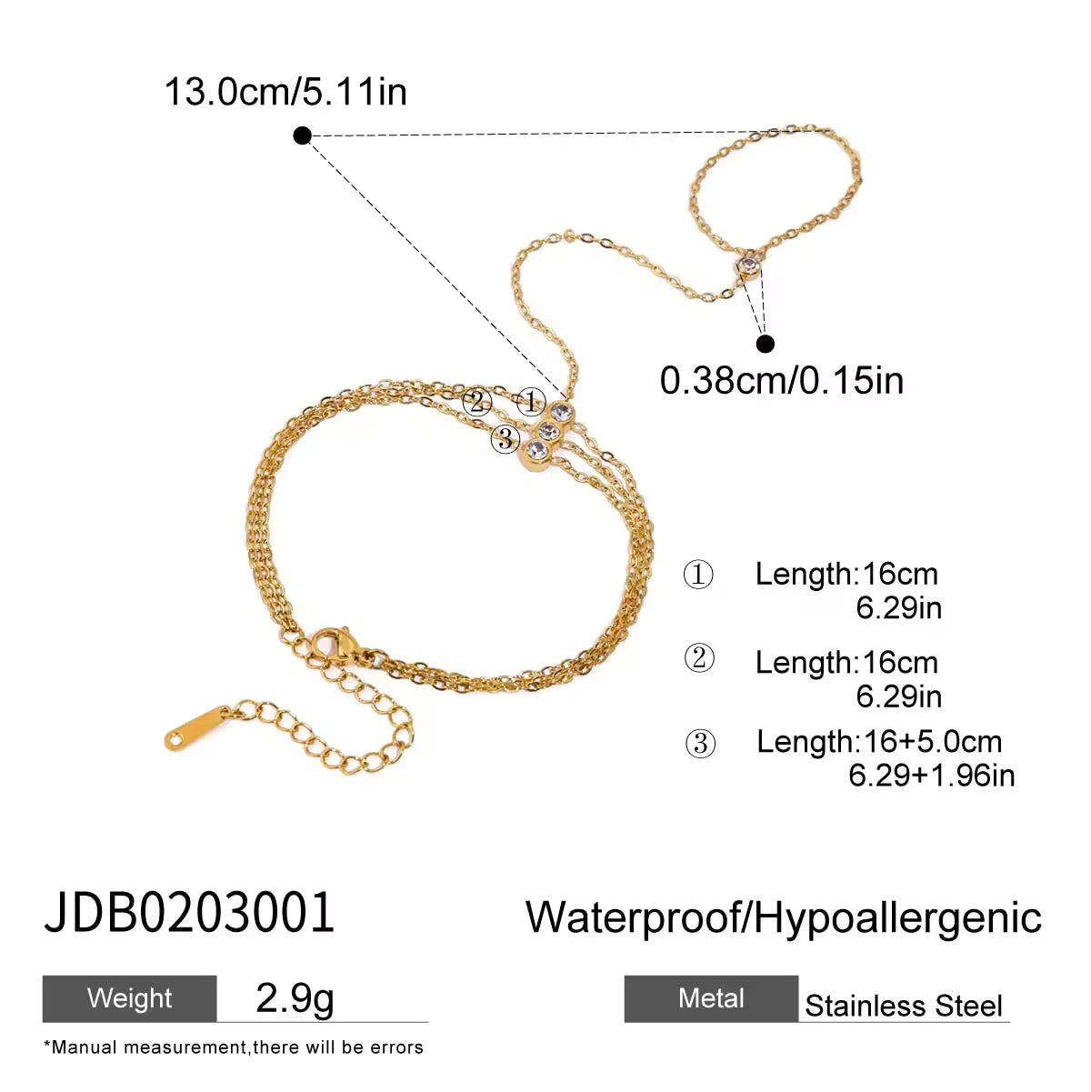 DEWLINE HANDCHAIN