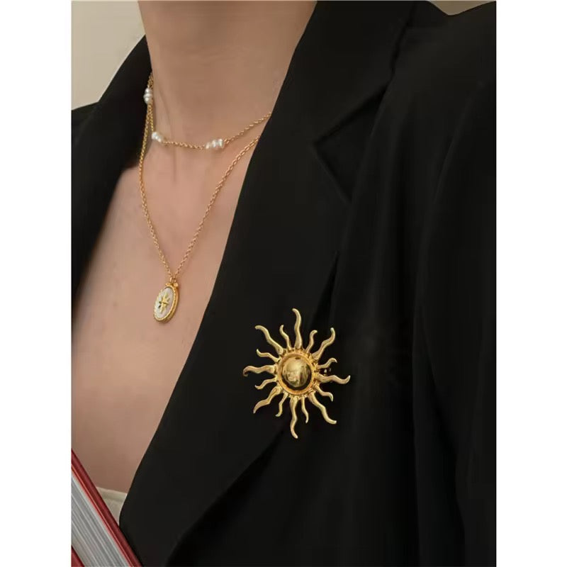 SUN BROOCH