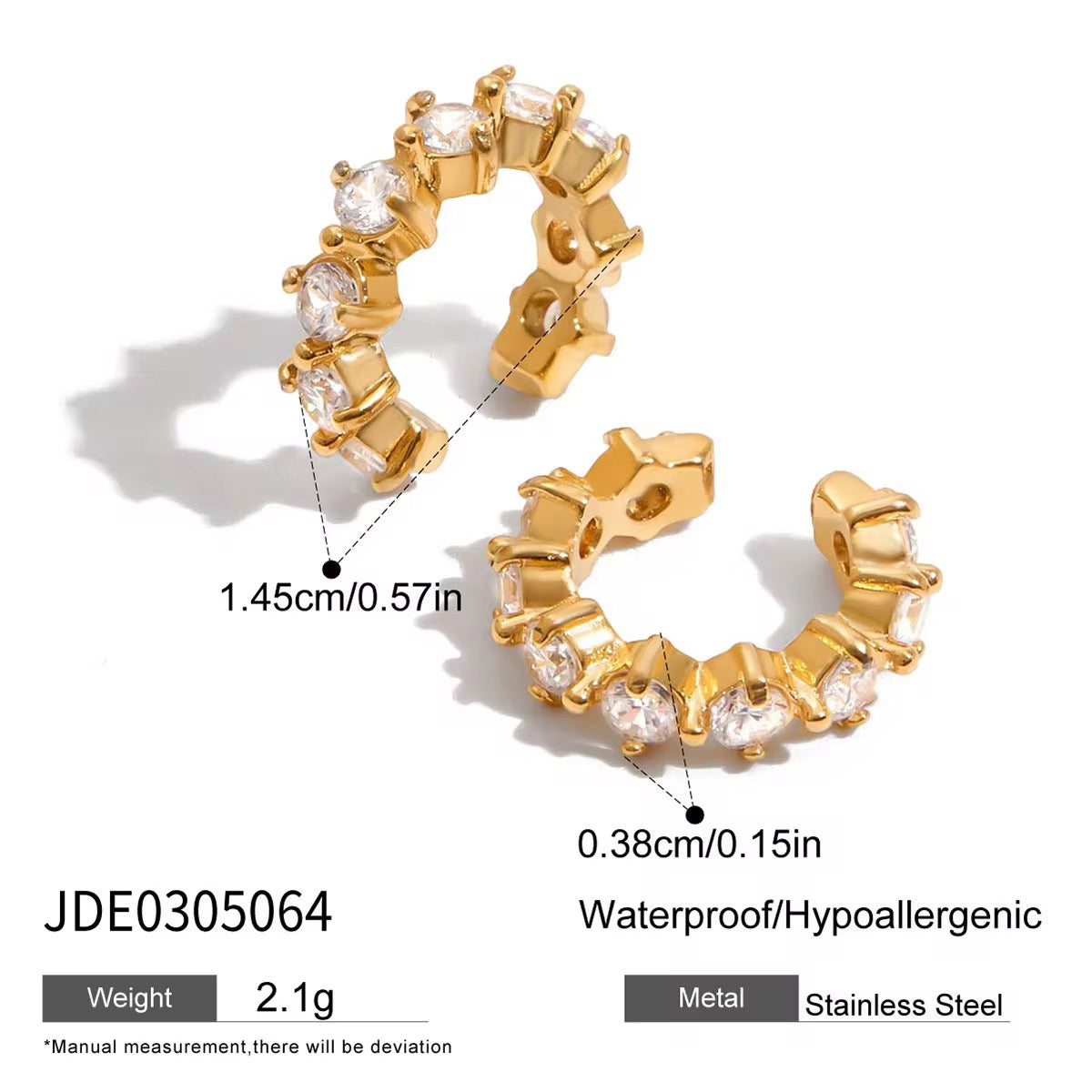 SOLYN CUFF EARRINGS