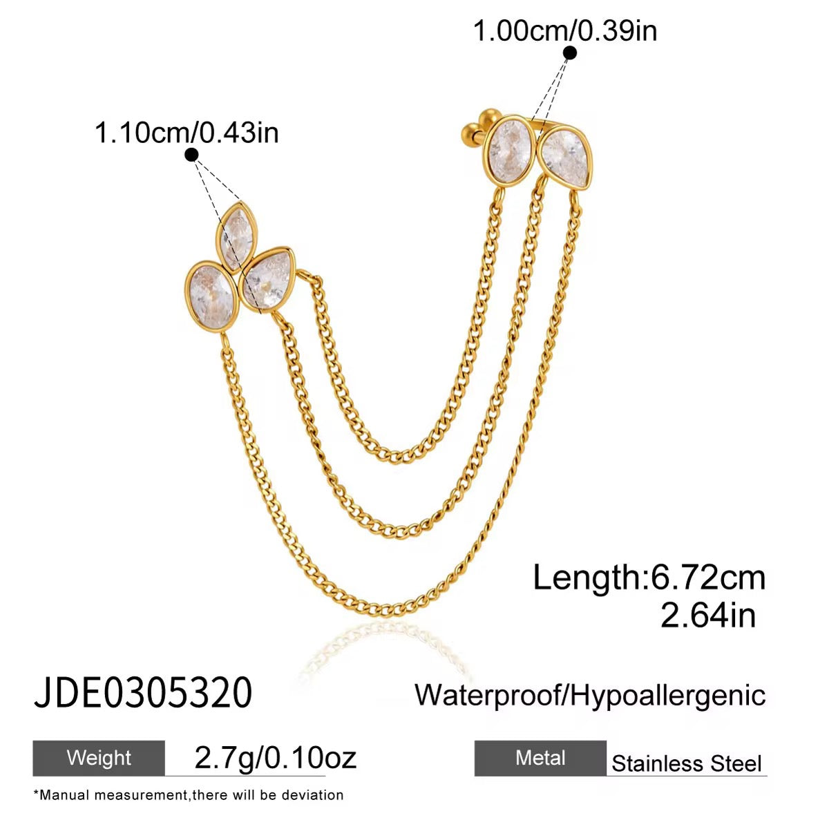 MADDIE EARCUFF EARRING (SINGLE)