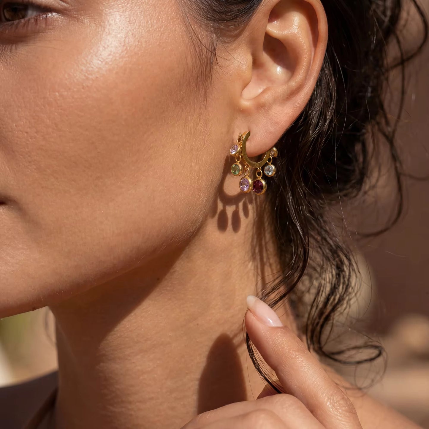 MULTI CASCADE EARRINGS