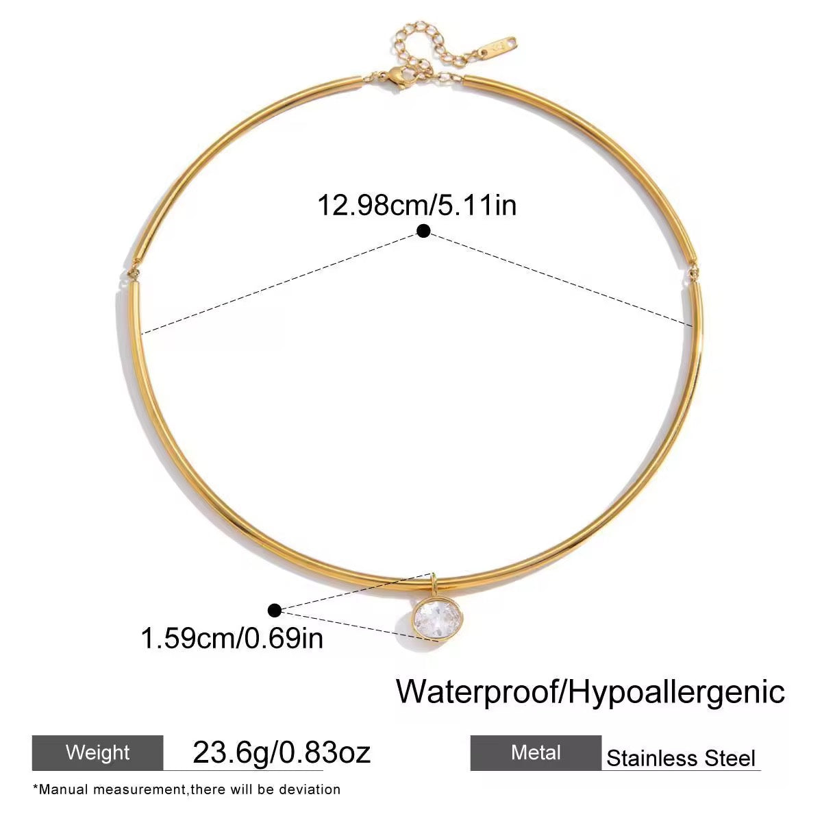 FAITH NECKLACE (OVAL)