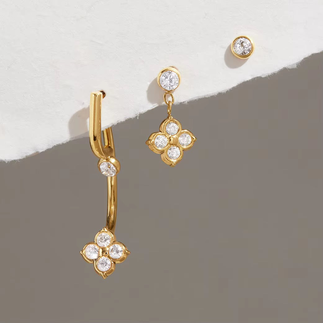 ATHALIE EARRINGS (SET OF 3 PAIRS)