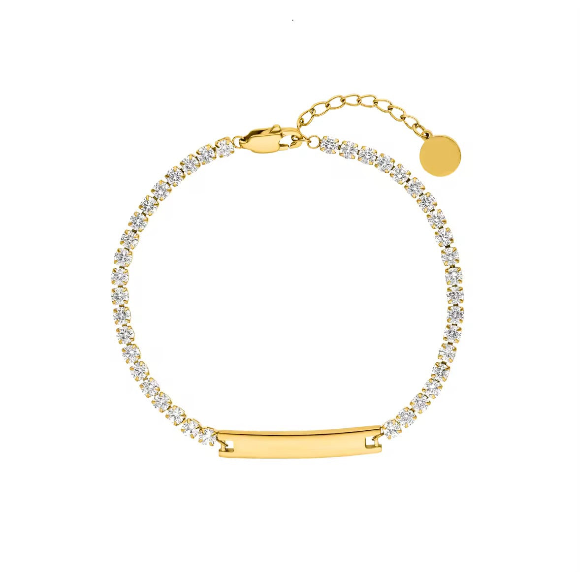 TENNIS BRACELET ENGRAVABLE