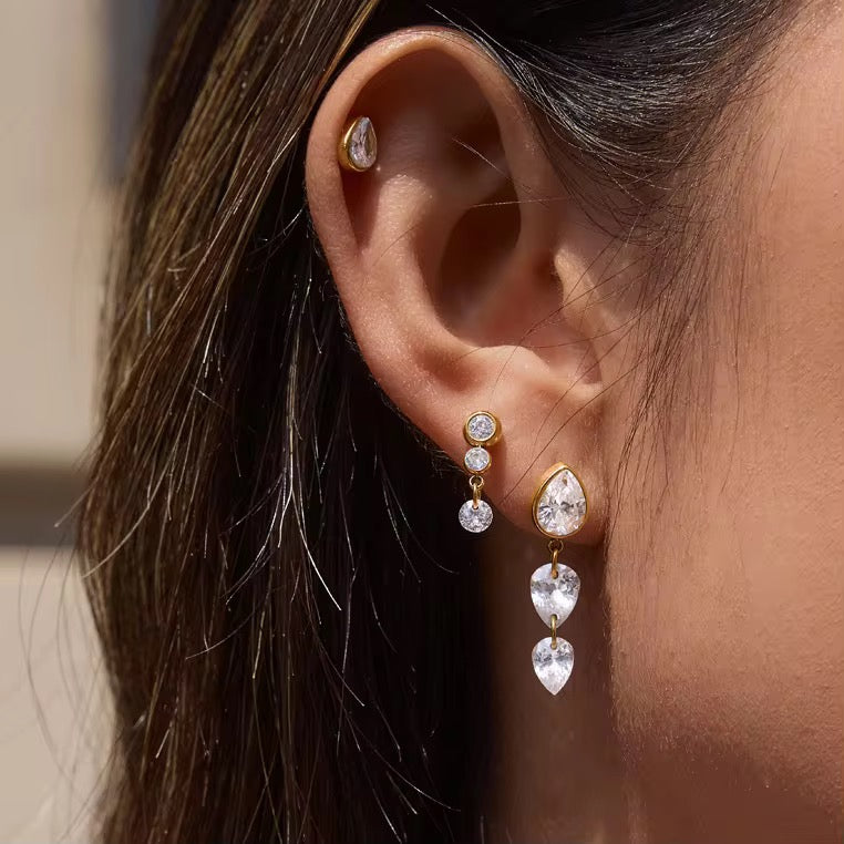 SIMONE EARRINGS (SET OF 3 PAIRS)