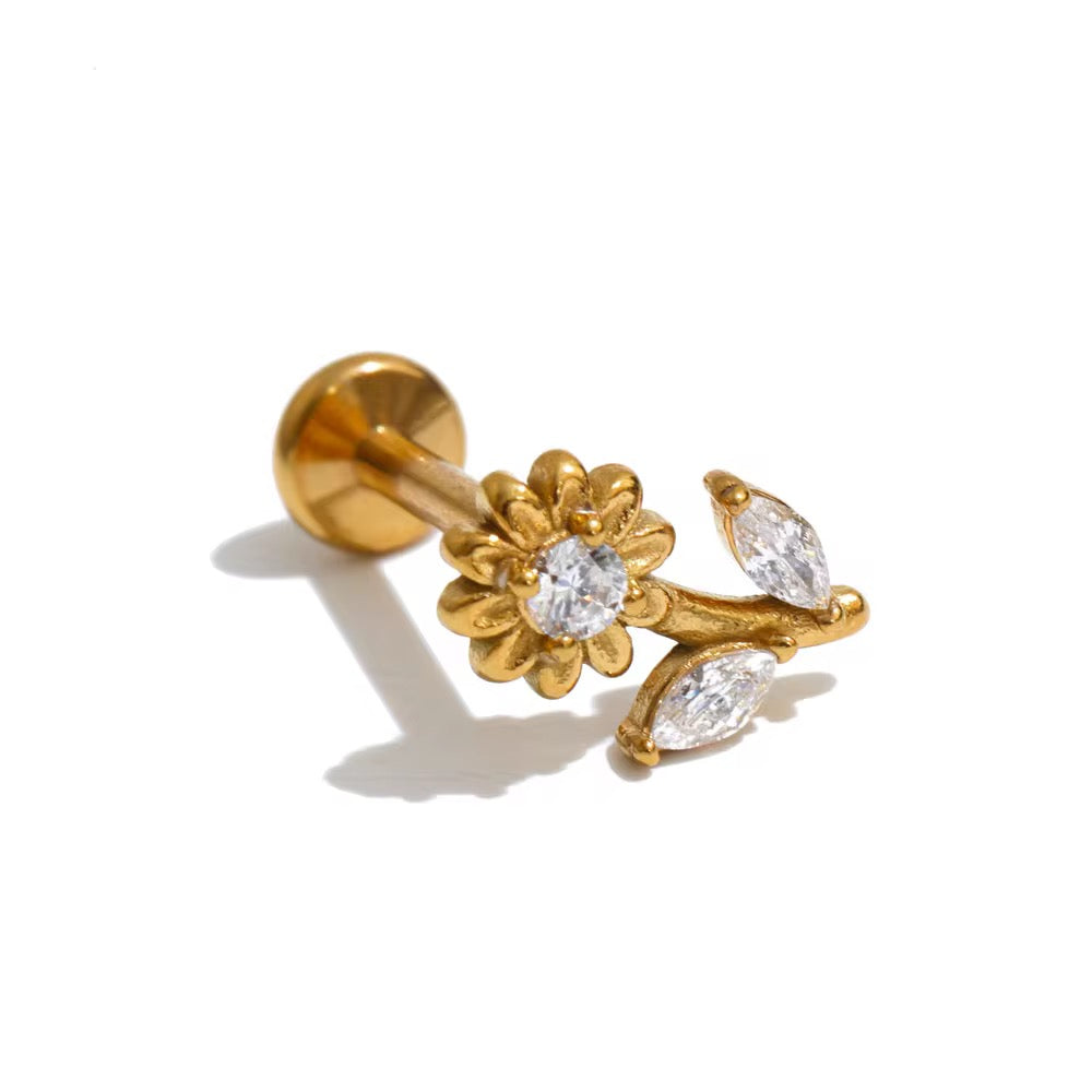 SUNFLOWER STUDS (PAIR)