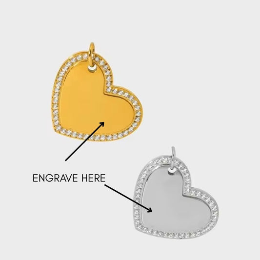 HEART ENGRAVABLE NECKLACE