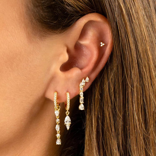 DROP EARRINGS (SET OF 4)