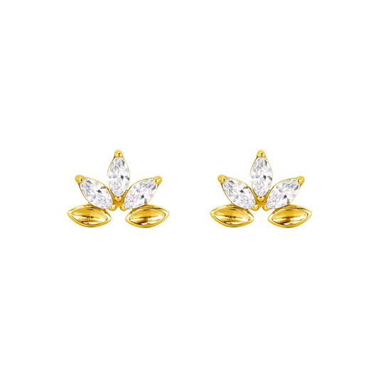 LOTUS STUDS (PAIR)