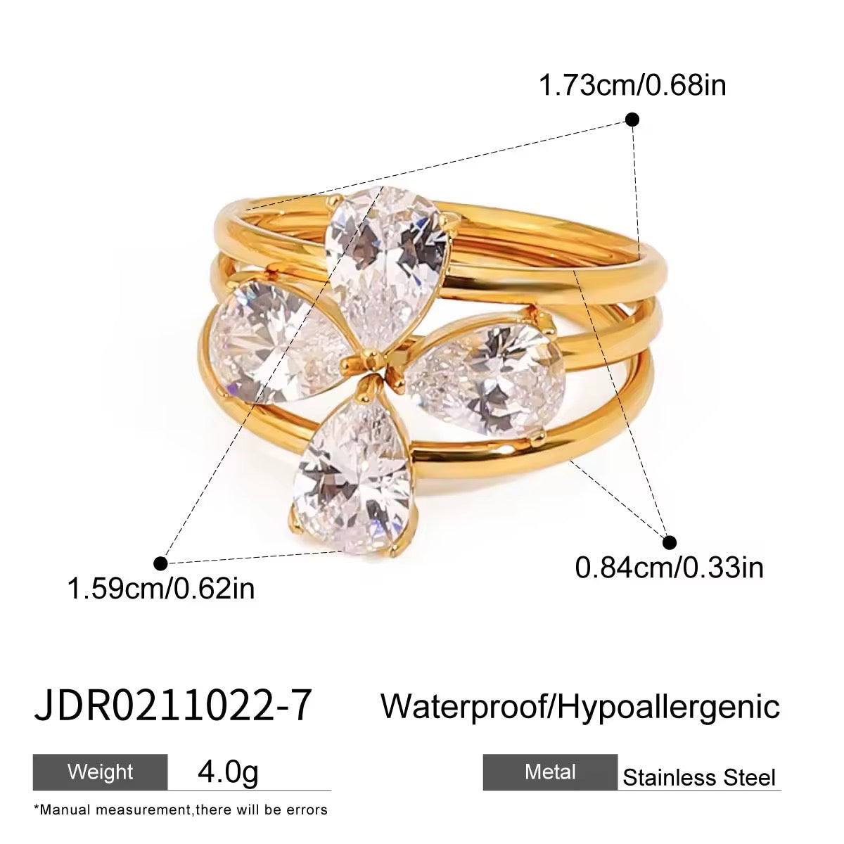FERN RING (SET OF 3)