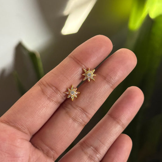 AURORA FLATBACK STUDS (PAIR)