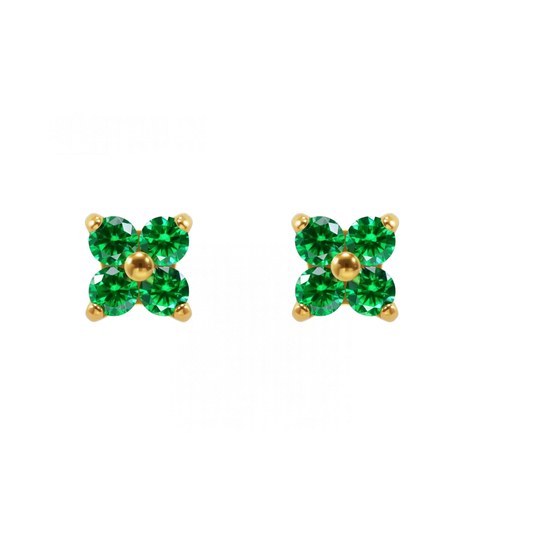 SOPHIA STUDS (GREEN)