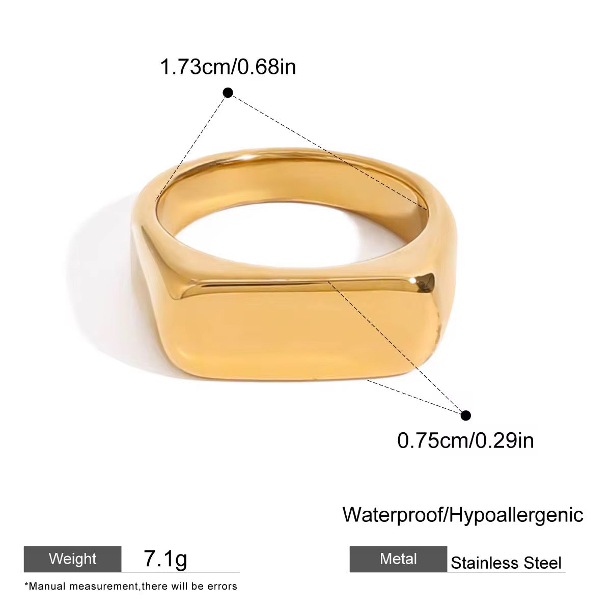 BAR ENGRAVABLE RING