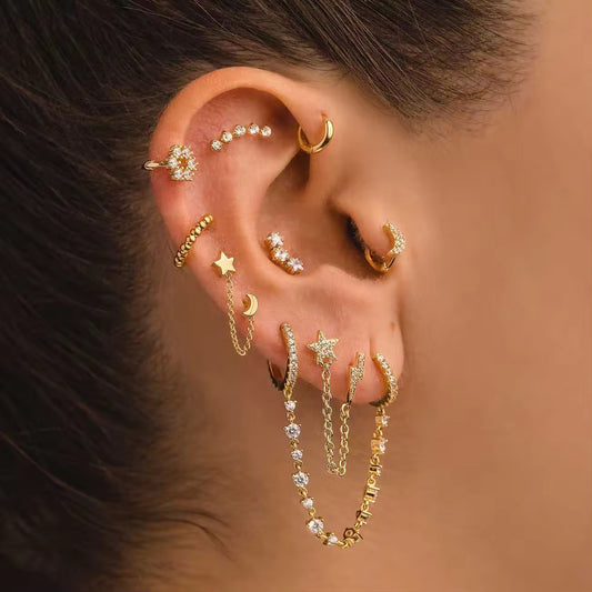 AUVIA EARRINGS ( SET OF 9)
