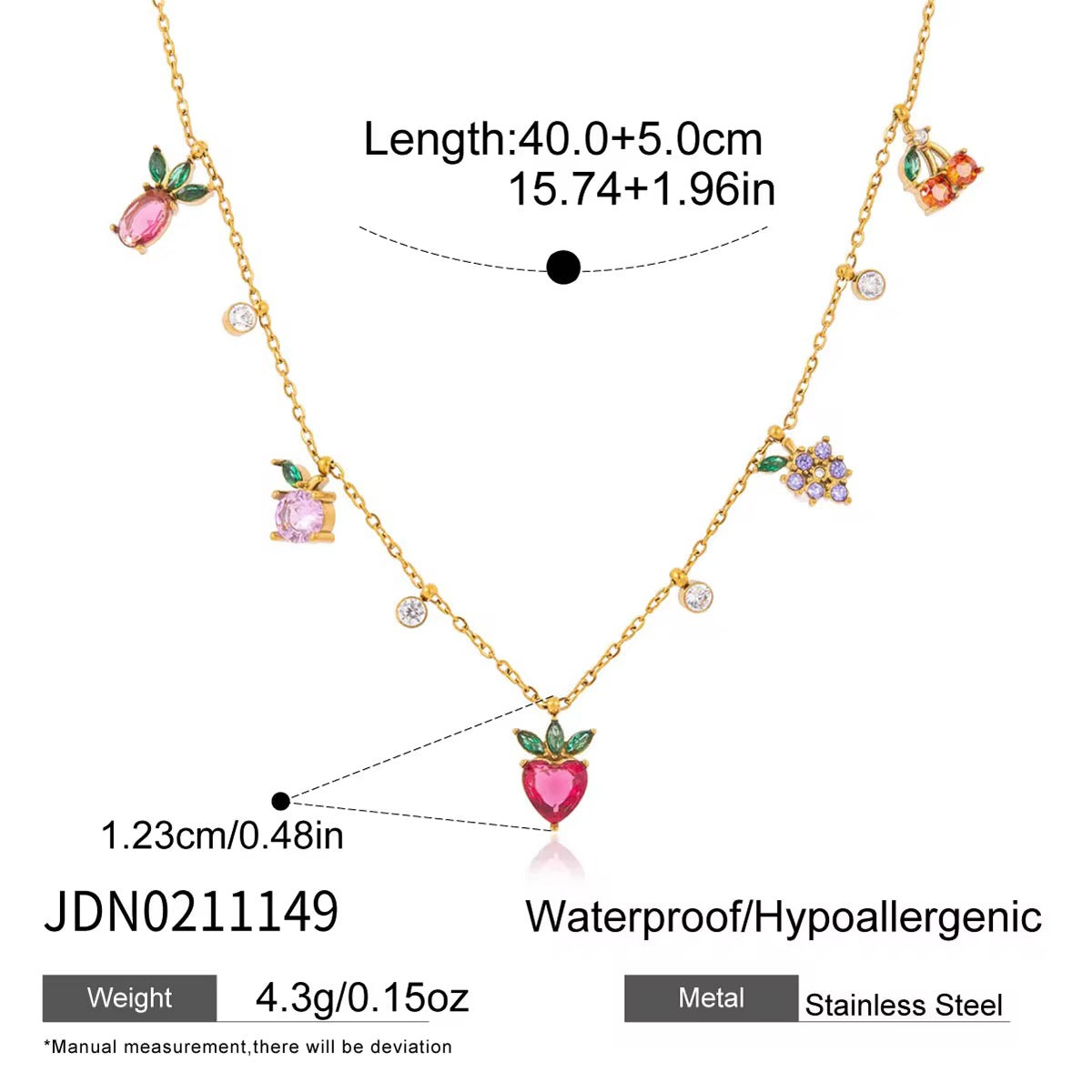 FRUIT BASKET NECKLACE