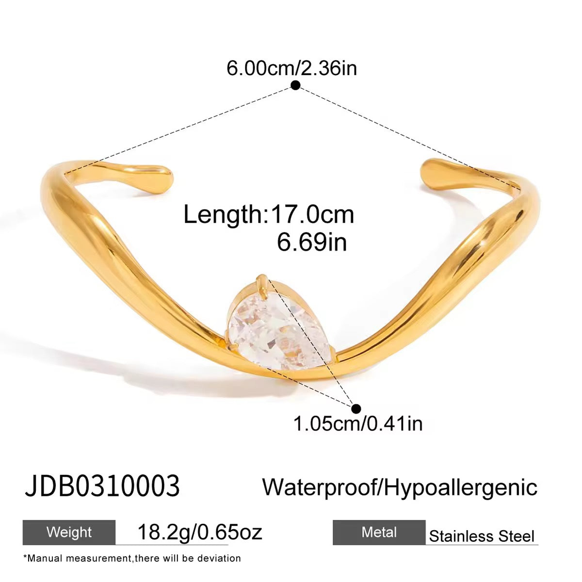 REBACCA CUFF BRACELET