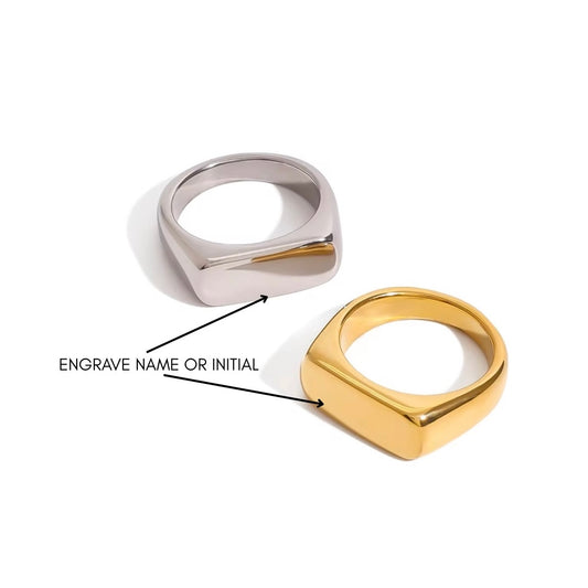 BAR ENGRAVABLE RING