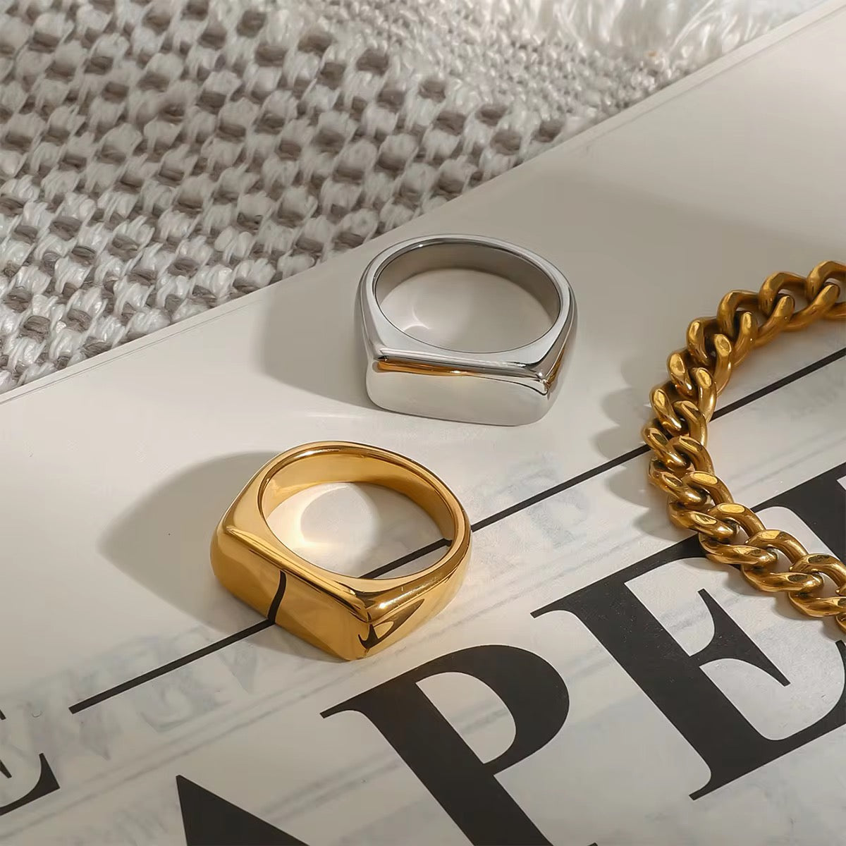 BAR ENGRAVABLE RING