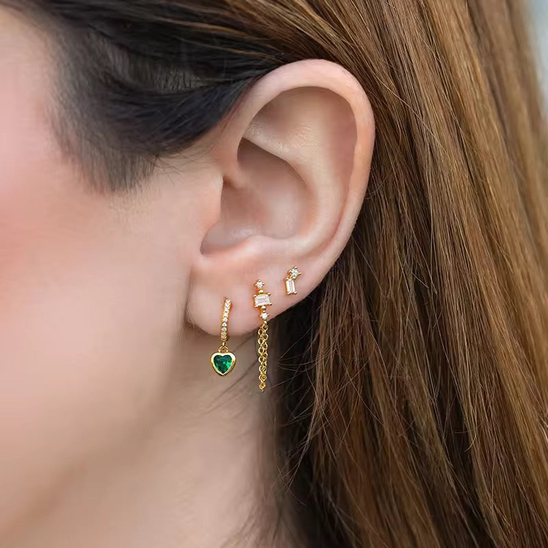 CALLA EARRINGS ( SET OF 3 PAIRS)