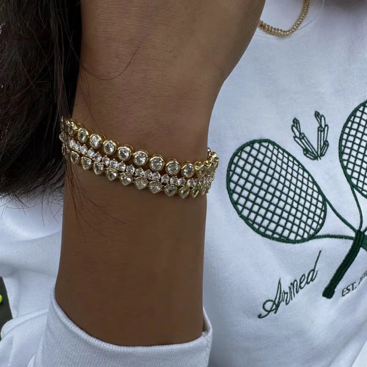 DAZZLE HEART BRACELET