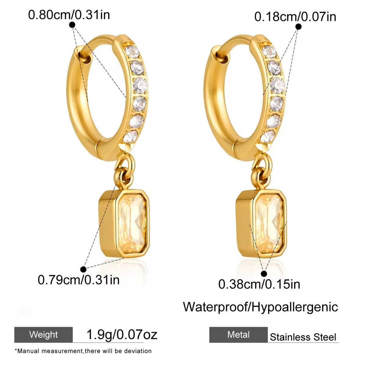 AMALFI EARRINGS (YELLOW)