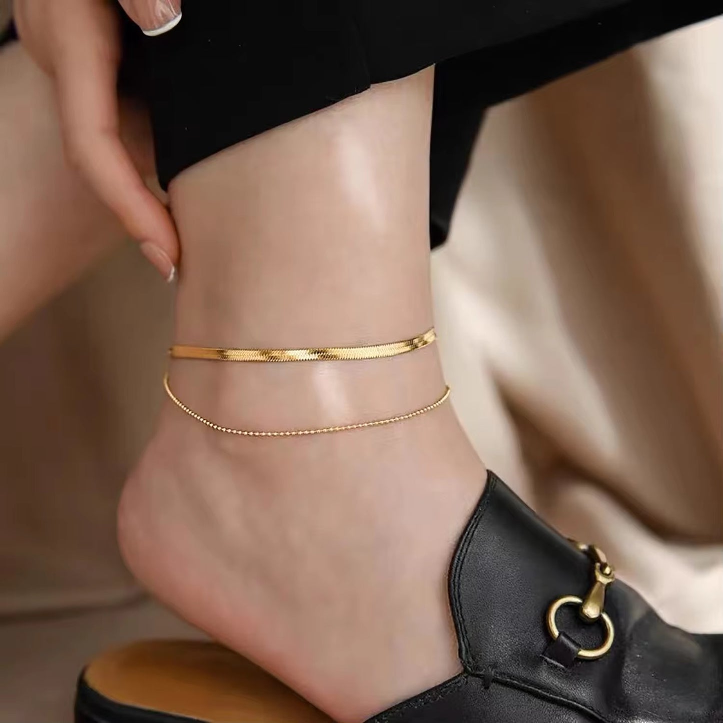 GLEAMLINE ANKLET