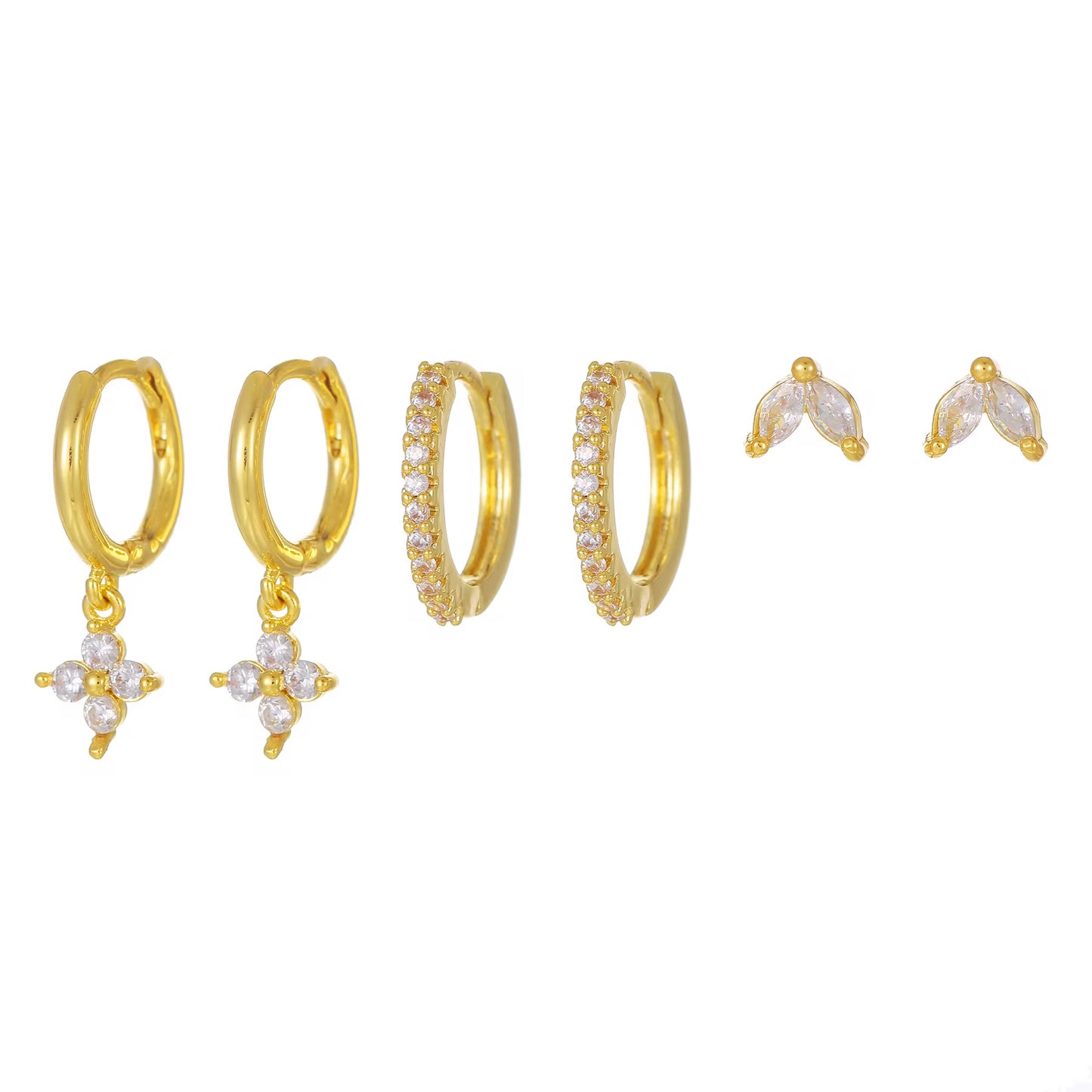 FAIRY EARRINGS( SET OF 3 PAIRS)