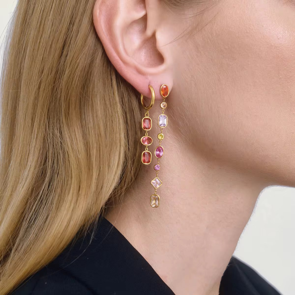 GALAXY EARRINGS ( MULTI)