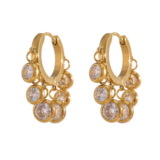 GOLDEN CASCADE HOOPS