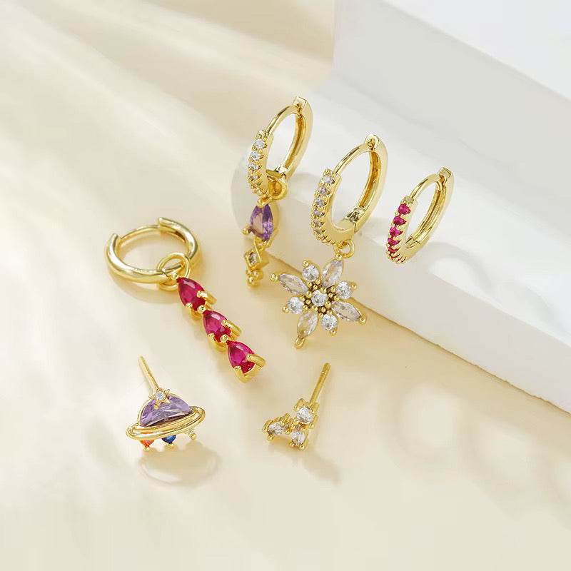 EVIE EARRINGS ( SET OF 6) NOT IN PAIRS