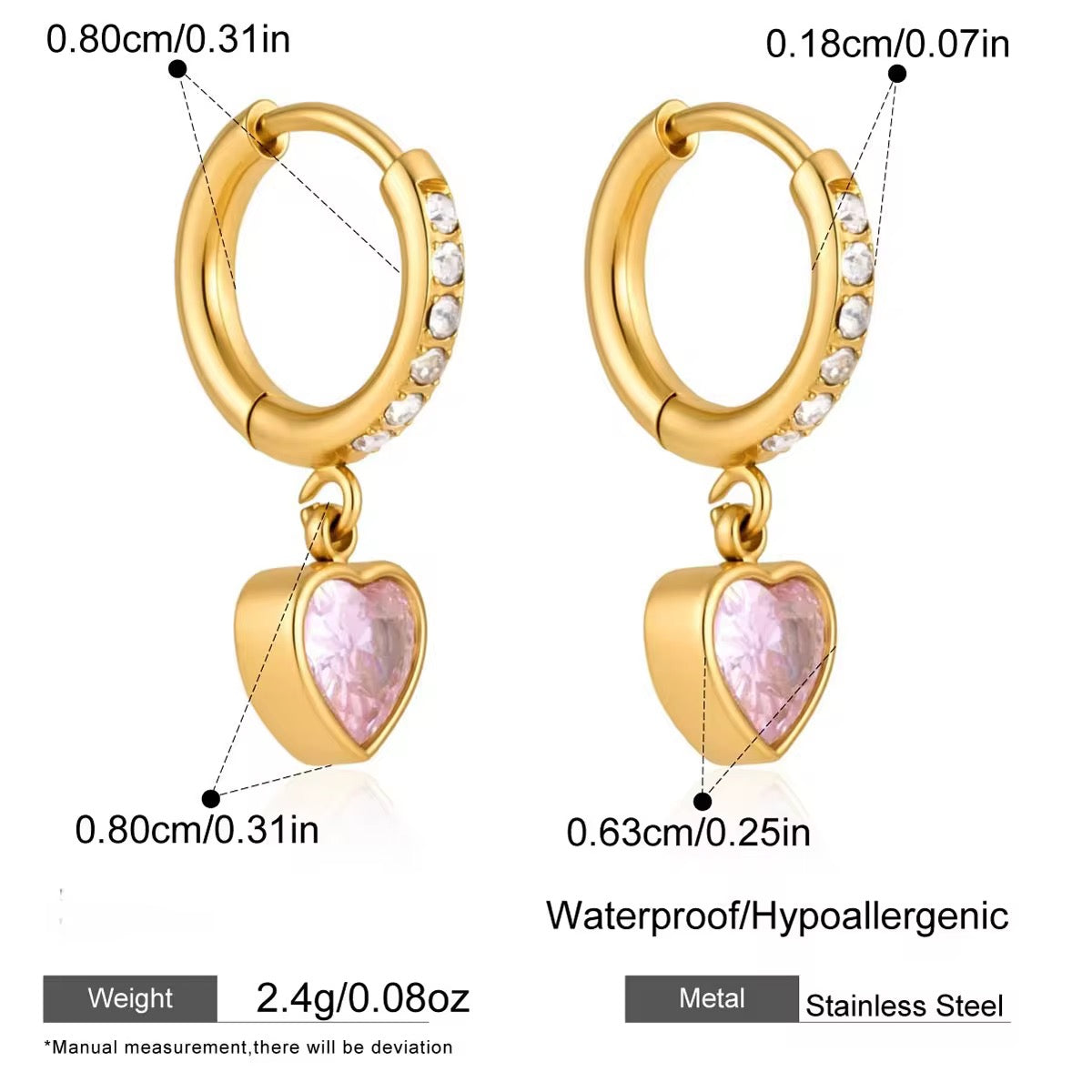 AMALFI EARRINGS (PINK)