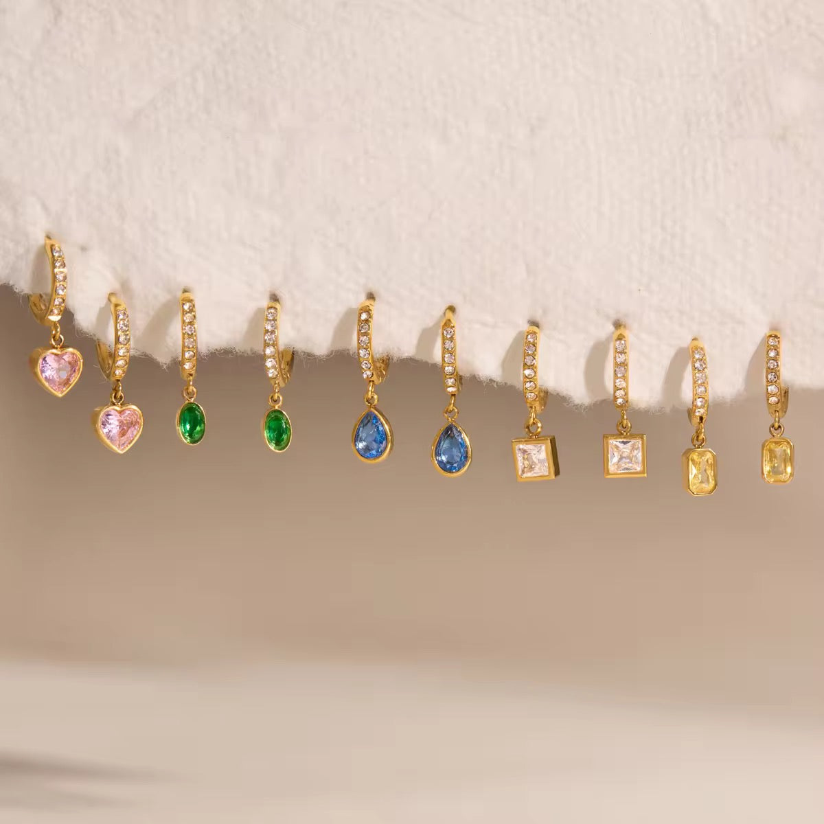 AMALFI EARRINGS (GREEN)