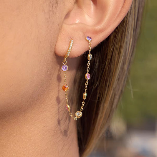 MIDNIGHT EARRINGS ( MULTI)