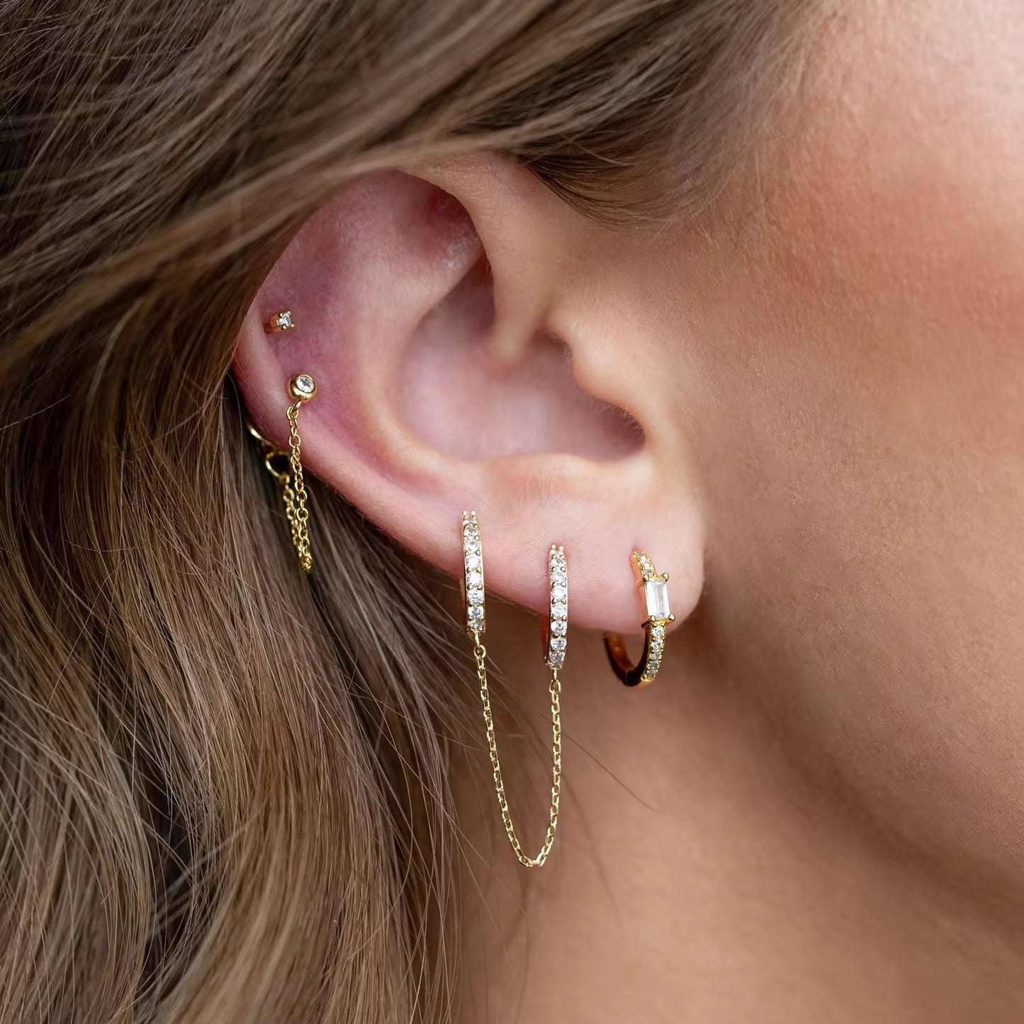 LUNARA EARRINGS ( SET OF 4)