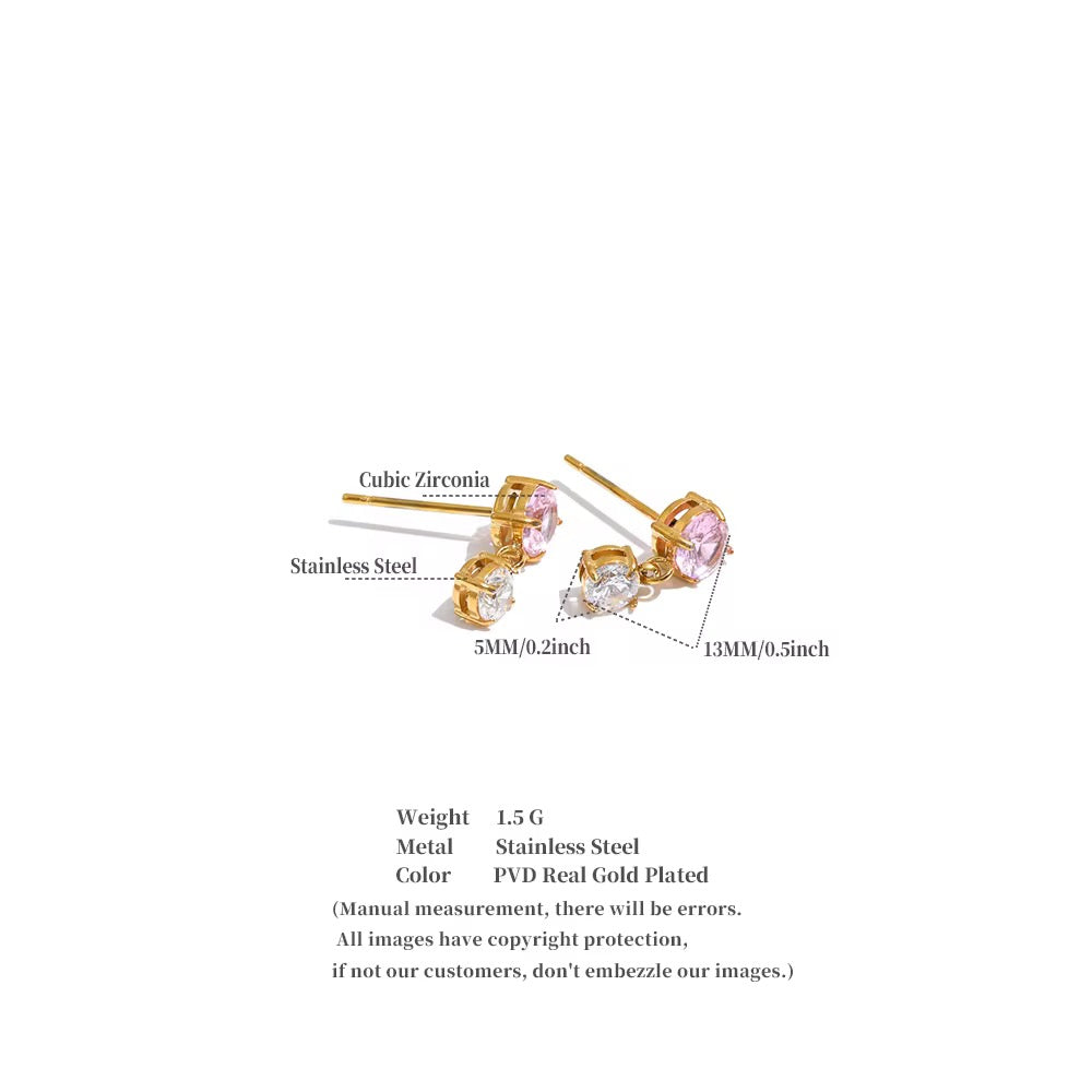 EMPATHY EARRINGS (PINK)