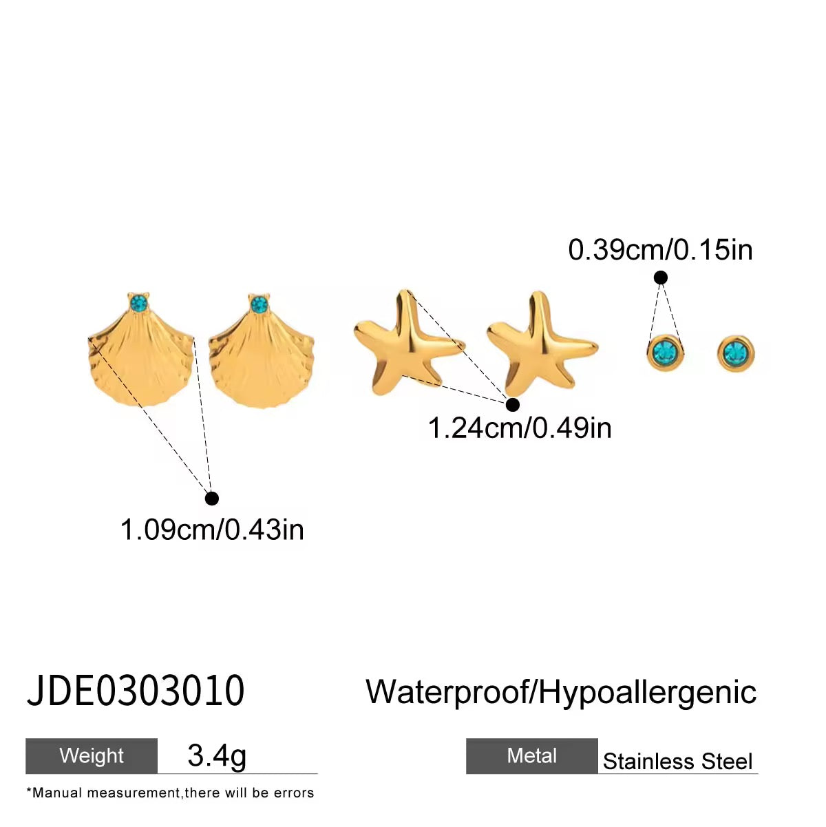 TIDE TRIO (SET OF 3 PAIRS)