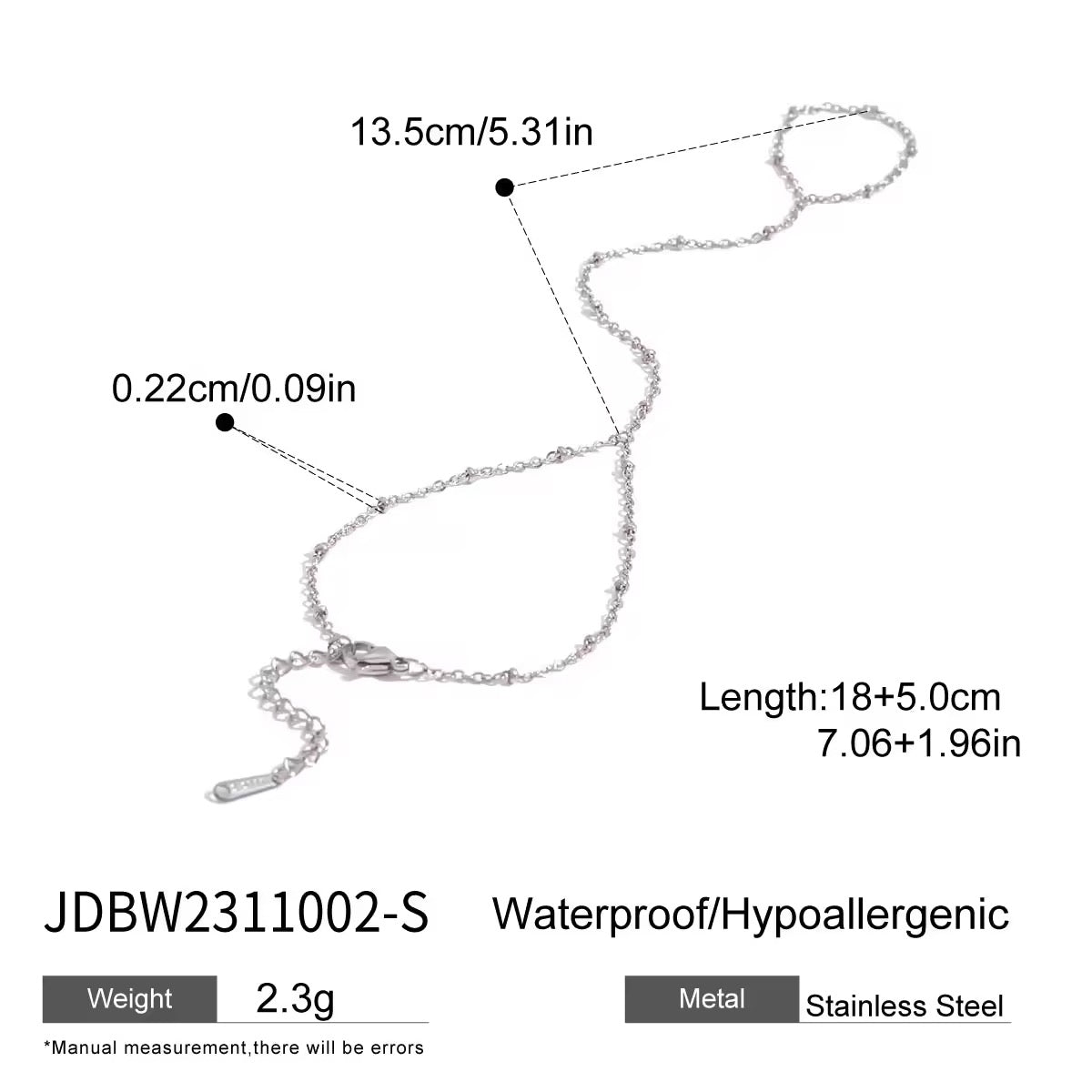 LUNA HANDCHAIN (SILVER)
