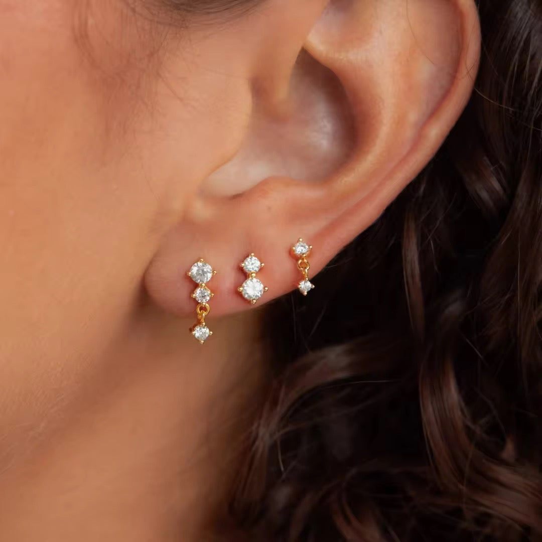 BELLA EARRINGS ( SET OF 3 PAIRS)