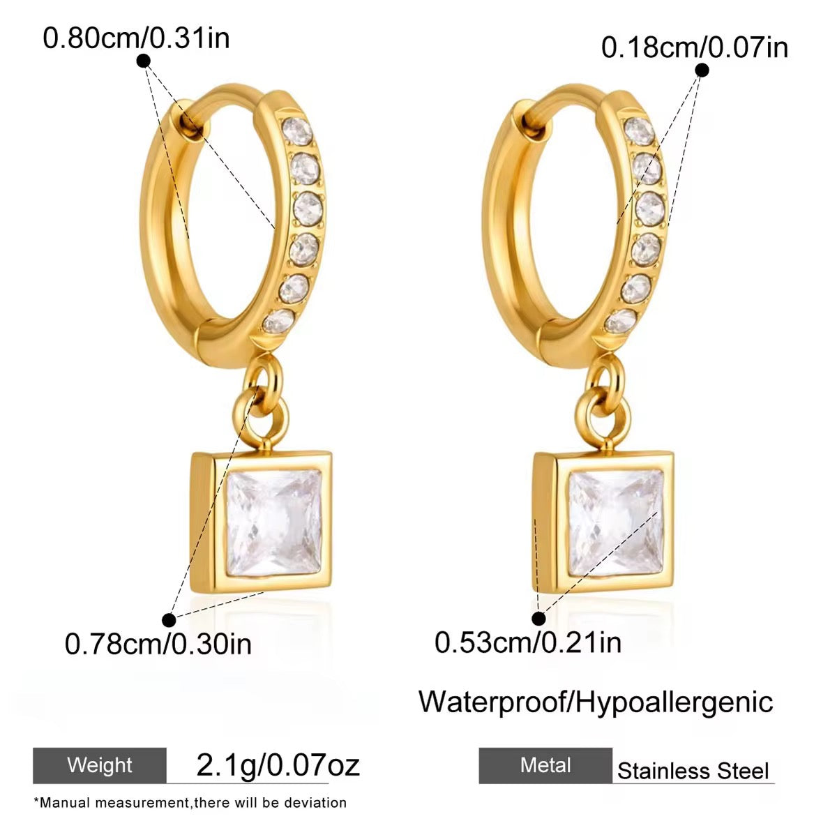 AMALFI EARRINGS (WHITE)