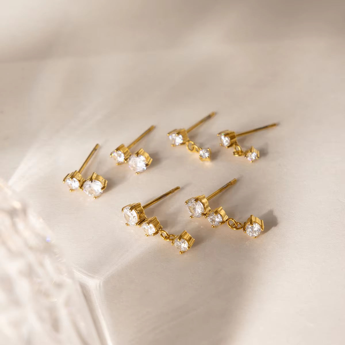 BELLA EARRINGS (SET OF 3 PAIRS)