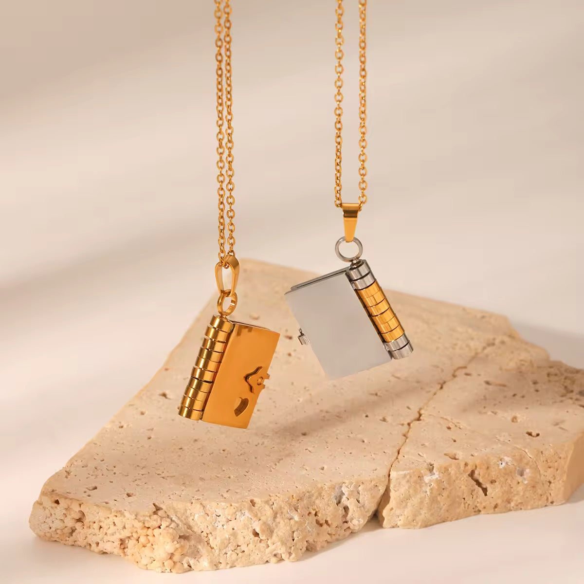DEAR DIARY NECKLACE (ENGRAVABLE)