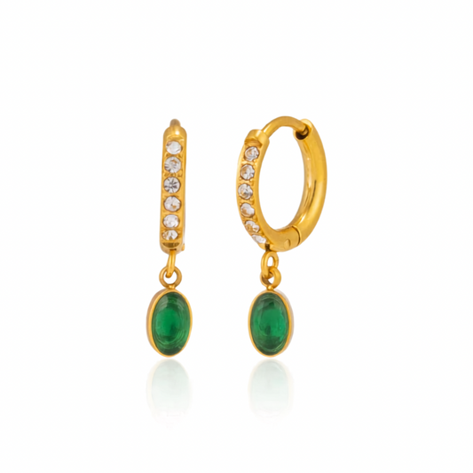 AMALFI EARRINGS (GREEN)