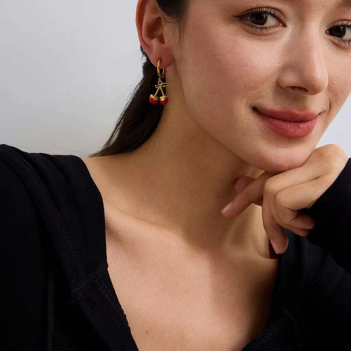 CHERRY CHARMS EARRINGS